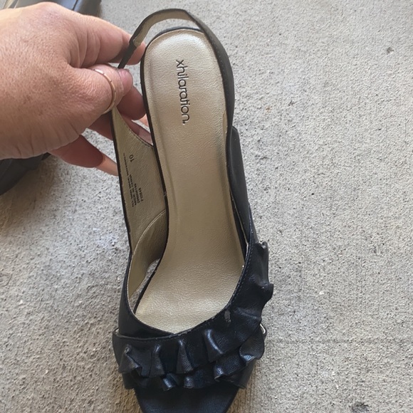 Beautiful black high heels size 10 - Picture 4 of 4